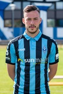 Silas Schwarz SV Waldhof Mannheim 3 League, portrait date 2019 2020 xozx
