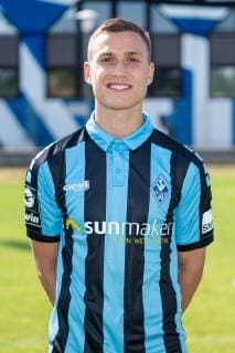 Gianluca Korte SV Waldhof Mannheim 3 League, portrait date 2019 2020 xozx