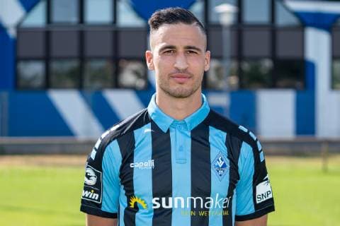 Mounir Bouziane SV Waldhof Mannheim 3 League, portrait date 2019 2020 xozx