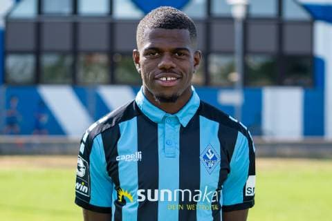 Benedict Dos Santos SV Waldhof Mannheim 3 League, portrait date 2019 2020 xozx