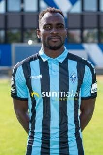 Jean Romaric Kevin Koffi SV Waldhof Mannheim 3 League, portrait date 2019 2020 xozx