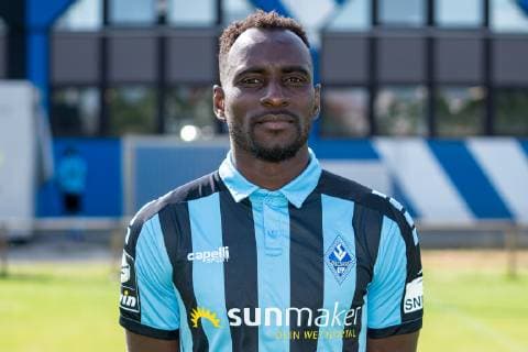 Jean Romaric Kevin Koffi SV Waldhof Mannheim 3 League, portrait date 2019 2020 xozx