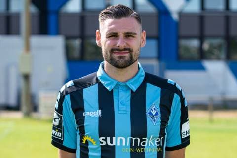 Marcel Hofrath SV Waldhof Mannheim 3 League, portrait date 2019 2020 xozx