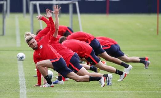 RB Leipzig Training Football Bundesliga Leipzig, 09 07 2019, RBL Trainingszentrum, Football, 1 Bundesliga , RB Leipzig Training , Im Bild Kevin Kampl 44, RB Leipzig ,