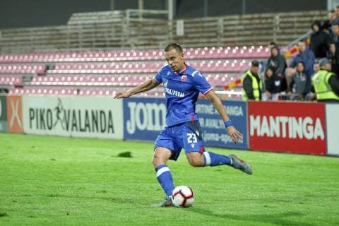 MARIAMPOL 09.07.2019 PIERWSZY MECZ I RUNDA ELIMINACYJNA LIGA MISTRZOW SEZON 2019 20: FK SUDUVA MARIJAMPOLE - FK CRVENA ZVEZDA BELGRAD 0:0 --- UEFA CHAMPIONS LEAGUE FIRST QUALIFYING ROUND FIRST MATCH: SUDUVA MARIJAMPOLE - CRVENA ZVEZDA BELGRADE 0:0 MILAN RODIC FOT. PIOTR KUCZA FOTOPYK NEWSPIX.PL --- Newspix.pl 190709PYK101
