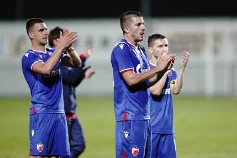 MARIAMPOL 09.07.2019 PIERWSZY MECZ I RUNDA ELIMINACYJNA LIGA MISTRZOW SEZON 2019 20: FK SUDUVA MARIJAMPOLE - FK CRVENA ZVEZDA BELGRAD 0:0 --- UEFA CHAMPIONS LEAGUE FIRST QUALIFYING ROUND FIRST MATCH: SUDUVA MARIJAMPOLE - CRVENA ZVEZDA BELGRADE 0:0 DUSAN JOVANCIC FOT. PIOTR KUCZA FOTOPYK NEWSPIX.PL --- Newspix.pl 190709PYK114