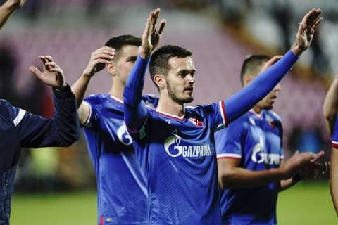 MARIAMPOL 09.07.2019 PIERWSZY MECZ I RUNDA ELIMINACYJNA LIGA MISTRZOW SEZON 2019 20: FK SUDUVA MARIJAMPOLE - FK CRVENA ZVEZDA BELGRAD 0:0 --- UEFA CHAMPIONS LEAGUE FIRST QUALIFYING ROUND FIRST MATCH: SUDUVA MARIJAMPOLE - CRVENA ZVEZDA BELGRADE 0:0 MIRKO IVANIC FOT. PIOTR KUCZA FOTOPYK NEWSPIX.PL --- Newspix.pl 190709PYK120