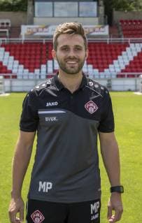 Max Pechtl Physiotherapist , FC Würzburger Kickers, 3 League, portrait date 2019 2020, Copyright: HMBxMedia xHeikoxBecker