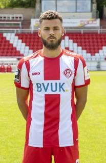 Dave Gnaase, FC Würzburger Kickers, 3 League, portrait date 2019 2020, Copyright: HMBxMedia xHeikoxBecker