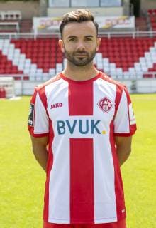 Albion Vrenezi, FC Würzburger Kickers, 3 League, portrait date 2019 2020, Copyright: HMBxMedia xHeikoxBecker