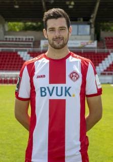 Luca Pfeiffer, FC Würzburger Kickers, 3 League, portrait date 2019 2020, Copyright: HMBxMedia xHeikoxBecker