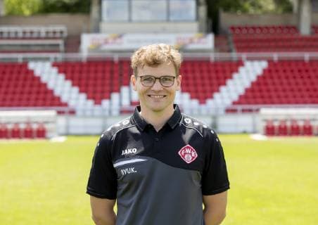 Philipp Kunz athletic coach, FC Würzburger Kickers, 3 League, portrait date 2019 2020, Copyright: HMBxMedia xHeikoxBecker