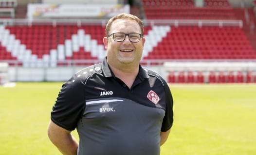 David Braunreuther Physiotherapist , FC Würzburger Kickers, 3 League, portrait date 2019 2020, Copyright: HMBxMedia xHeikoxBecker