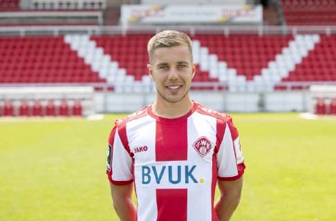 Niklas Zulciak, FC Würzburger Kickers, 3 League, portrait date 2019 2020, Copyright: HMBxMedia xHeikoxBecker