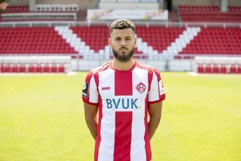 Dave Gnaase, FC Würzburger Kickers, 3 League, portrait date 2019 2020, Copyright: HMBxMedia xHeikoxBecker