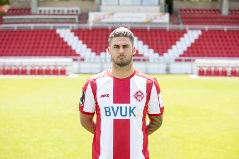 Dominic Baumann, FC Würzburger Kickers, 3 League, portrait date 2019 2020, Copyright: HMBxMedia xHeikoxBecker