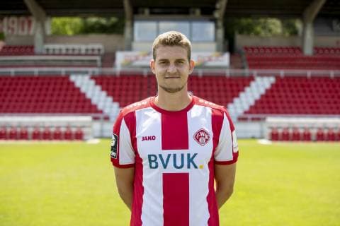 Hendrik Hansen, FC Würzburger Kickers, 3 League, portrait date 2019 2020, Copyright: HMBxMedia xHeikoxBecker