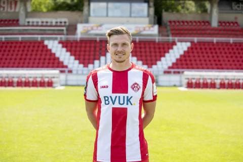 Patrick Breitkreuz, FC Würzburger Kickers, 3 League, portrait date 2019 2020, Copyright: HMBxMedia xHeikoxBecker