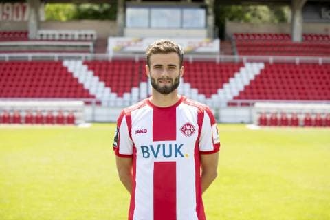 Daniel Hägele, FC Würzburger Kickers, 3 League, portrait date 2019 2020, Copyright: HMBxMedia xHeikoxBecker