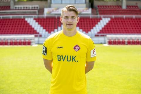 Vincent Müller, FC Würzburger Kickers, 3 League, portrait date 2019 2020, Copyright: HMBxMedia xHeikoxBecker