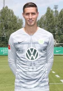 VfL Team Portraits Koen Casteels VfL Wolfsburg, 1 BL, PortraÌˆttermin 2019 2020, Wolfsburg
