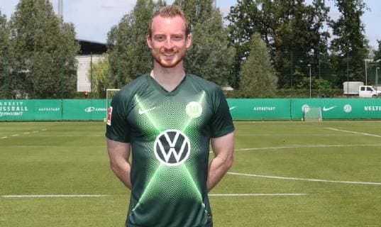 VfL Team Portraits Maximilian Arnold VfL Wolfsburg, 1 BL, PortraÌˆttermin 2019 2020, Wolfsburg