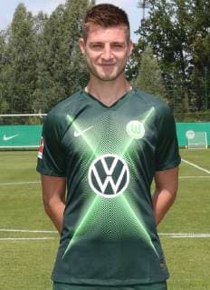 VfL Team Portraits Robin Knoche VfL Wolfsburg, 1 BL, PortraÌˆttermin 2019 2020, Wolfsburg