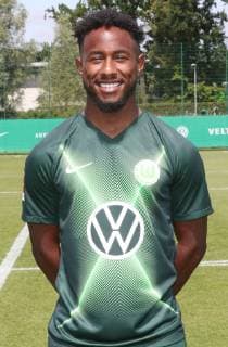 VfL Team Portraits John Yeboah VfL Wolfsburg, 1 BL, PortraÌˆttermin 2019 2020, Wolfsburg