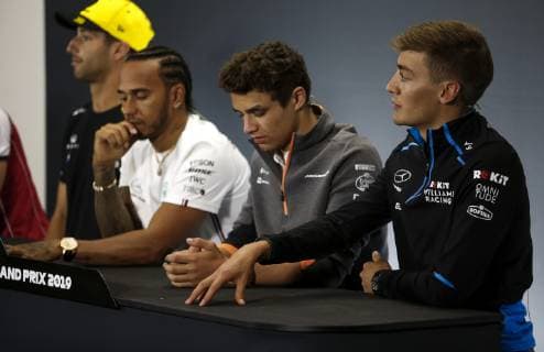 Motorsports: FIA Formula One World Championship, WM, Weltmeisterschaft 2019, Grand Prix of Great Britain, 63 George Russell (GBR, ROKiT Williams Racing), Silverstone Great Britain