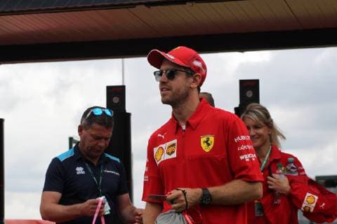 Photo4 LaPresse 11 07 2019 Silverstone, England Grand Prix Formula One England 2019 In the pic: Sebastian Vettel (GER) Scuderia Ferrari SF90  Copyright: xPhoto4 LaPressex