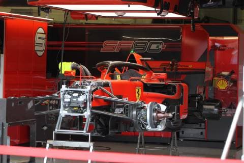 Photo4 LaPresse 11 07 2019 Silverstone, England Grand Prix Formula One England 2019 In the pic: Scuderia Ferrari SF90 Tech Detail  Copyright: xPhoto4 LaPressex