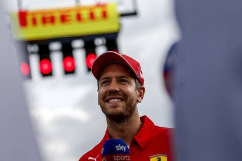 Motorsports: FIA Formula One World Championship, WM, Weltmeisterschaft 2019, Grand Prix of Great Britain, 5 Sebastian Vettel (GER, Scuderia Ferrari Mission Winnow), Silverstone Great Britain