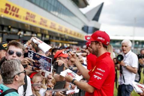 Motorsports: FIA Formula One World Championship, WM, Weltmeisterschaft 2019, Grand Prix of Great Britain, 5 Sebastian Vettel (GER, Scuderia Ferrari Mission Winnow), Silverstone Great Britain