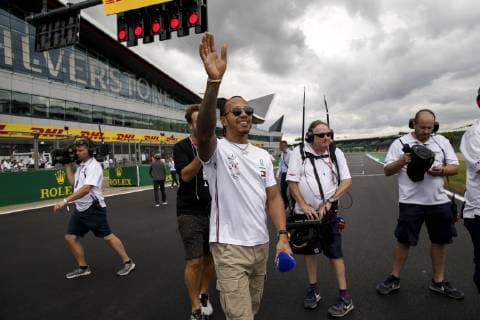 Motorsports: FIA Formula One World Championship, WM, Weltmeisterschaft 2019, Grand Prix of Great Britain, 44 Lewis Hamilton (GBR, Mercedes AMG Petronas Motorsport), Silverstone Great Britain