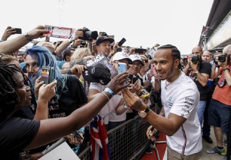 Motorsports: FIA Formula One World Championship, WM, Weltmeisterschaft 2019, Grand Prix of Great Britain, 44 Lewis Hamilton (GBR, Mercedes AMG Petronas Motorsport), Silverstone Great Britain