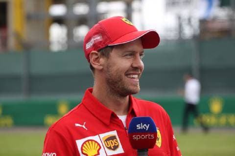 Photo4 LaPresse 11 07 2019 Silverstone, England Grand Prix Formula One England 2019 In the pic: Sebastian Vettel (GER) Scuderia Ferrari SF90  Copyright: xPhoto4 LaPressex