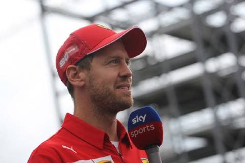 Photo4 LaPresse 11 07 2019 Silverstone, England Grand Prix Formula One England 2019 In the pic: Sebastian Vettel (GER) Scuderia Ferrari SF90  Copyright: xPhoto4 LaPressex