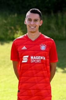 Maximilian Franzke FC Bayern Munich II U23 3 League, portrait date 2019 2020 xslx