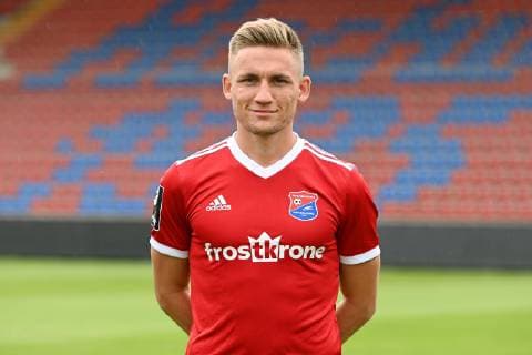 Max Dombrowka SpVgg Unterhaching 3 League, portrait date 2019 2020 xslx