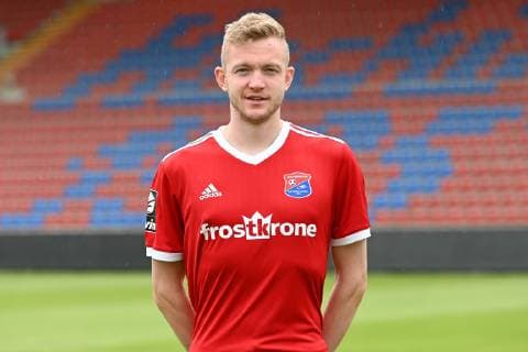Jannik Bandowski SpVgg Unterhaching 3 League, portrait date 2019 2020 xslx