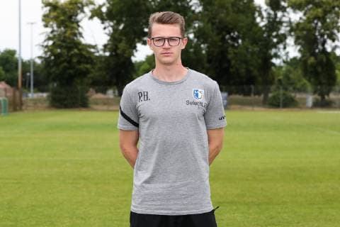 Physiotherapist Philipp Brix 1 FC Magdeburg 3 League PortraÌˆttermin 2019 2020 official photo opportunity 1 FC Magdeburg on the training ground at the MDCC Arena in Magdeburg Portrait, Portrait, Germany, Football, Man, Men, GER, 11 07 2019