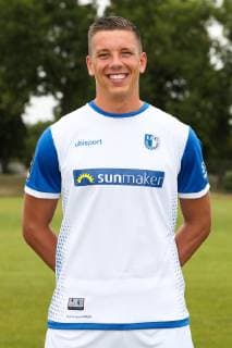 Goalkeeper Alexander Brunst 1 FC Magdeburg 3 League PortraÌˆttermin 2019 2020 official photo opportunity 1 FC Magdeburg on the training ground at the MDCC Arena in Magdeburg Portrait, Portrait, Germany, Football, Man, Men, GER, 11 07 2019