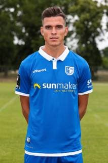Tobias Müller 1 FC Magdeburg 3 League PortraÌˆttermin 2019 2020 official photo opportunity 1 FC Magdeburg on the training ground at the MDCC Arena in Magdeburg Portrait, Portrait, Germany, Football, Man, Men, GER, 11 07 2019