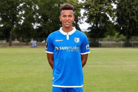 Marcel Costly 1 FC Magdeburg 3 League PortraÌˆttermin 2019 2020 official photo opportunity 1 FC Magdeburg on the training ground at the MDCC Arena in Magdeburg Portrait, Portrait, Germany, Football, Man, Men, GER, 11 07 2019
