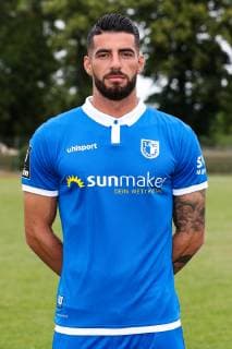Jürgen Gjasula 1 FC Magdeburg 3 League PortraÌˆttermin 2019 2020 official photo opportunity 1 FC Magdeburg on the training ground at the MDCC Arena in Magdeburg Portrait, Portrait, Germany, Football, Man, Men, GER, 11 07 2019