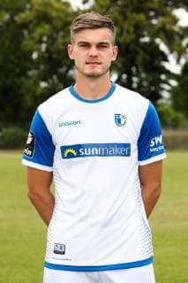 Goalkeeper Morten Behrens 1 FC Magdeburg 3 League PortraÌˆttermin 2019 2020 official photo opportunity 1 FC Magdeburg on the training ground at the MDCC Arena in Magdeburg Portrait, Portrait, Germany, Football, Man, Men, GER, 11 07 2019