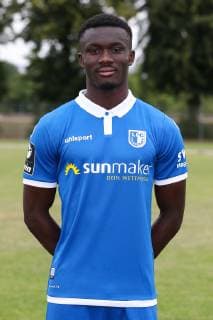 Sirlord Conteh 1 FC Magdeburg 3 League PortraÌˆttermin 2019 2020 official photo opportunity 1 FC Magdeburg on the training ground at the MDCC Arena in Magdeburg Portrait, Portrait, Germany, Football, Man, Men, GER, 11 07 2019