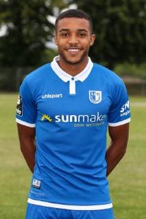 Leon Bell Bell 1 FC Magdeburg 3 League PortraÌˆttermin 2019 2020 official photo opportunity 1 FC Magdeburg on the training ground at the MDCC Arena in Magdeburg Portrait, Portrait, Germany, Football, Man, Men, GER, 11 07 2019
