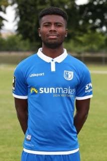 Manfred Osei Kwadwo 1 FC Magdeburg 3 League PortraÌˆttermin 2019 2020 official photo opportunity 1 FC Magdeburg on the training ground at the MDCC Arena in Magdeburg Portrait, Portrait, Germany, Football, Man, Men, GER, 11 07 2019
