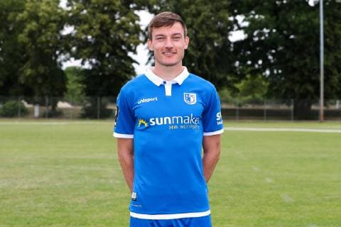 Charles Elie Laprevotte 1 FC Magdeburg 3 League PortraÌˆttermin 2019 2020 official photo opportunity 1 FC Magdeburg on the training ground at the MDCC Arena in Magdeburg Portrait, Portrait, Germany, Football, Man, Men, GER, 11 07 2019